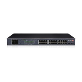 PoES-24370GCL+2SFP :: IP Switch POE 10/100/1000 MBPS Fibra