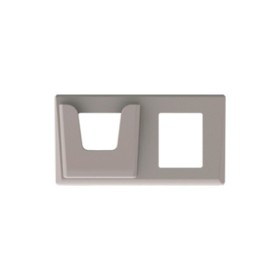 DINFP2H-ES :: Cornice Doppia Orizzontale+Tasca Gamma DIN
