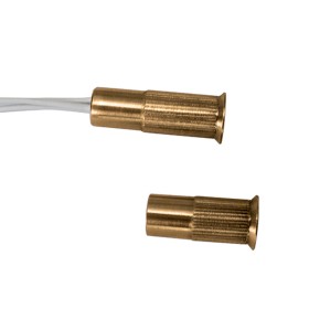UTKCI02KT2: Contatto Magnetico da Incasso in Ottone con parte magnete toroidale