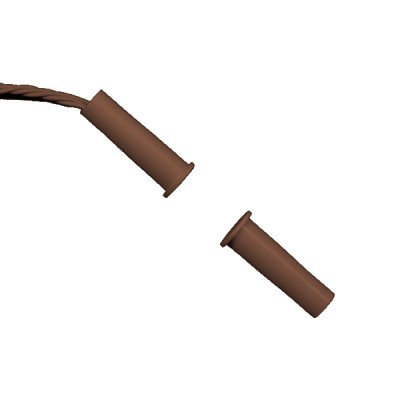 UTKCI01MR: Contatto Magnetico da Incasso Marrone