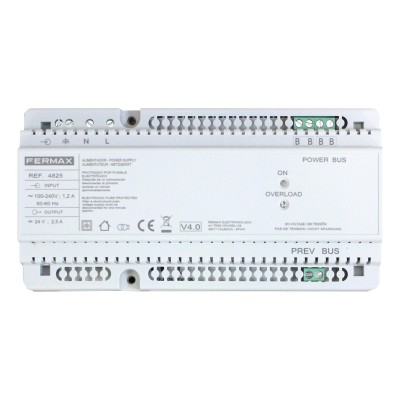 FX-4825 :: DUOX PLUS Alimentatore/Filtro, 24Vdc-2.5A, 10 DIN