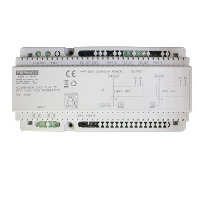 FX-3269 :: DUOX PLUS Amplificatore di Linea e Scambio, 2 Ingressi, 6 DIN