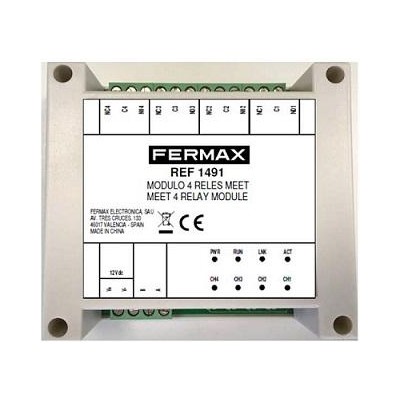 FX-1491 :: MEET Relè 4 Ingressi RS-485