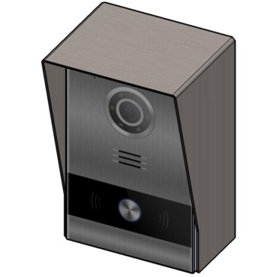 FX-95181 :: Custodia da Superficie per Targa Monoblocco ad 1 Pulsante Serie MILO