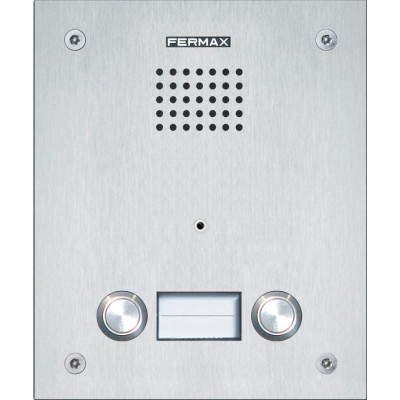 FX-1681 :: SIP Targa Audio 1 Pulsanti 1 Portanome Serie MARINE ST1