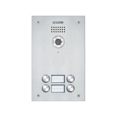 FX-1674 :: SIP Targa Audio/Video 4 Pulsanti 2 Portanomi Serie MARINE ST2