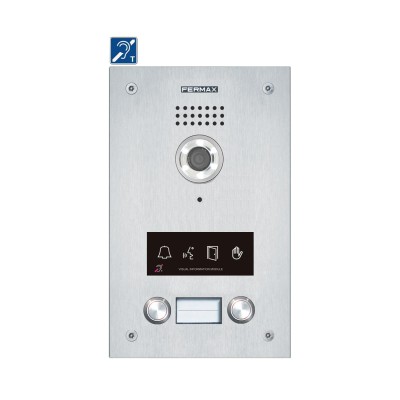 FX-1686 :: SIP Targa Audio 1 Pulsante Teleloop Serie MARINE ST2