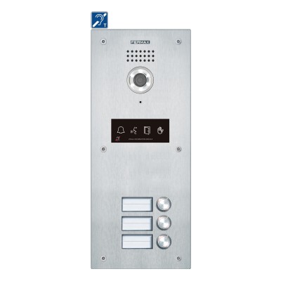 FX-1678 :: SIP Targa Audio/Video 3 Pulsanti Teleloop Serie MARINE ST3