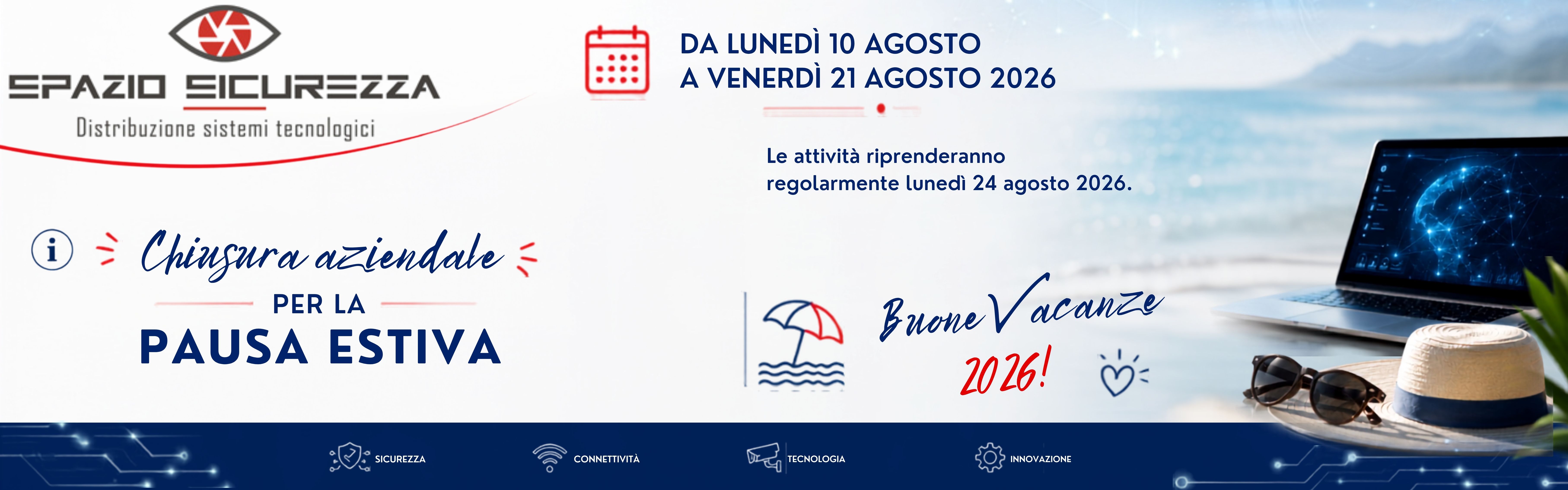 Chiusura estiva 2026